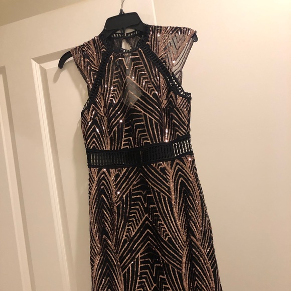 heloise dress in black mesh